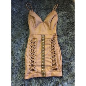 Cute Suede Dress